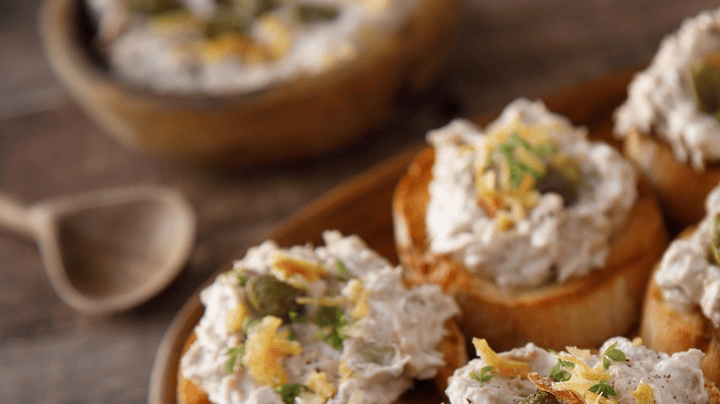 Paté de queso brie con nueces