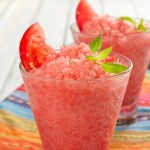 Sorbete de tomate y albahaca