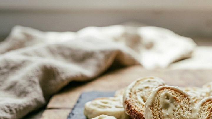 palmeras de chocolate blanco