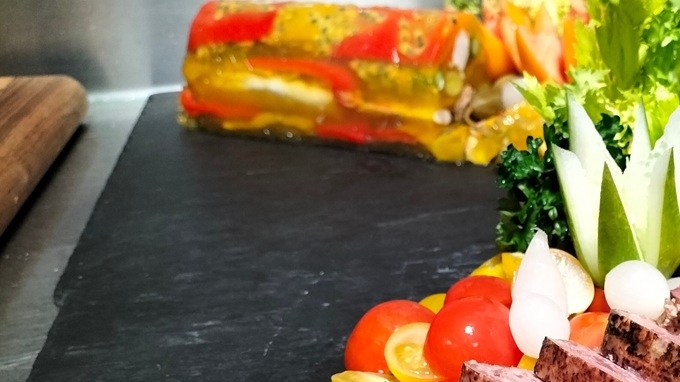 Terrina de pato con naranja