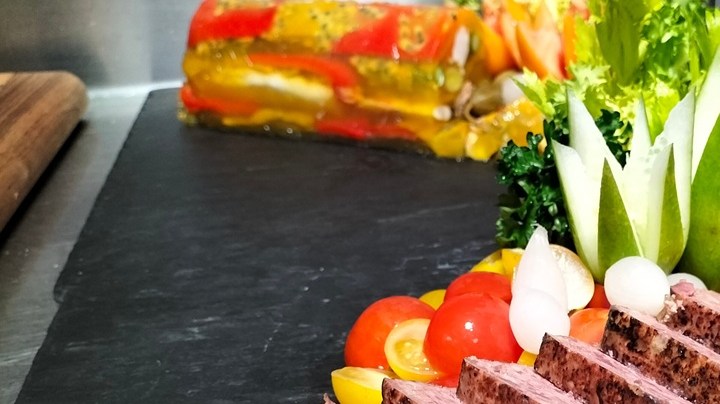 Terrina de pato con naranja