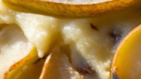 Cheesecake de pera