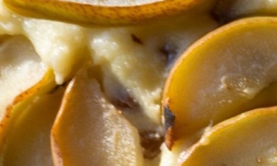 Cheesecake de pera