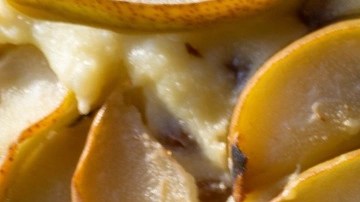 Cheesecake de pera