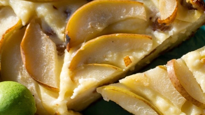 Cheesecake de pera