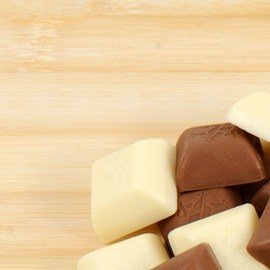 Palmera rellena de crema de cacao