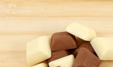 Palmera rellena de crema de cacao