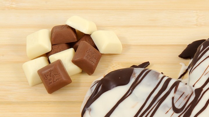 Palmera rellena de crema de cacao