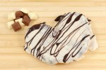 Palmera rellena de crema de cacao