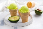 Sorbete de aguacate y lima