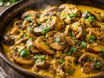champiñones al curry