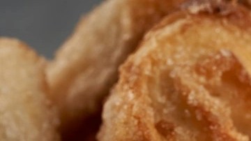 palmera rellena de nata