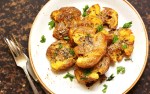 papas aplastadas