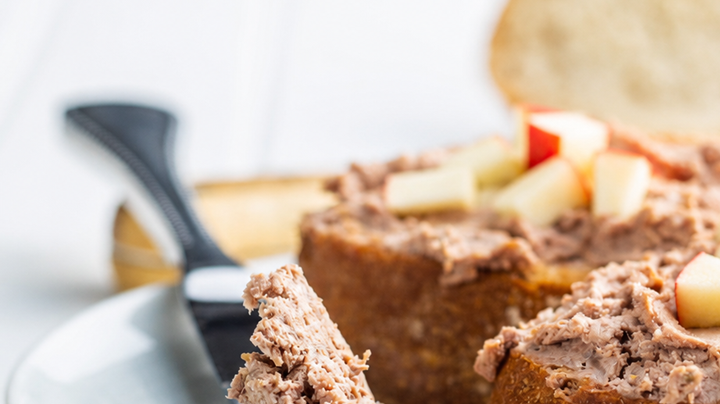 Paté de cerdo con manzana