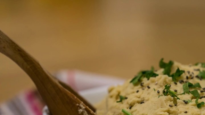 paté de garbanzos y comino