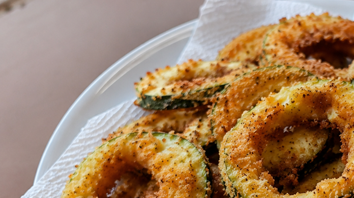 Aros crispy de calabacín