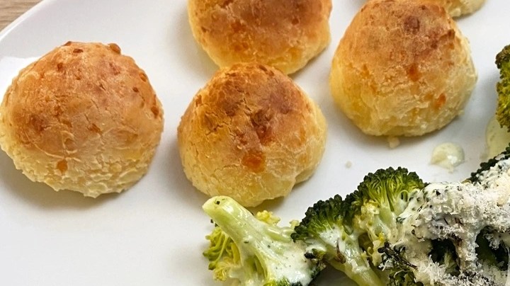 Brócoli crujiente con parmesano