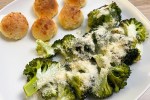 Brócoli crujiente con parmesano