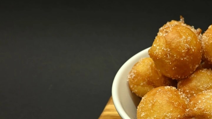 Buñuelos de dulce de leche