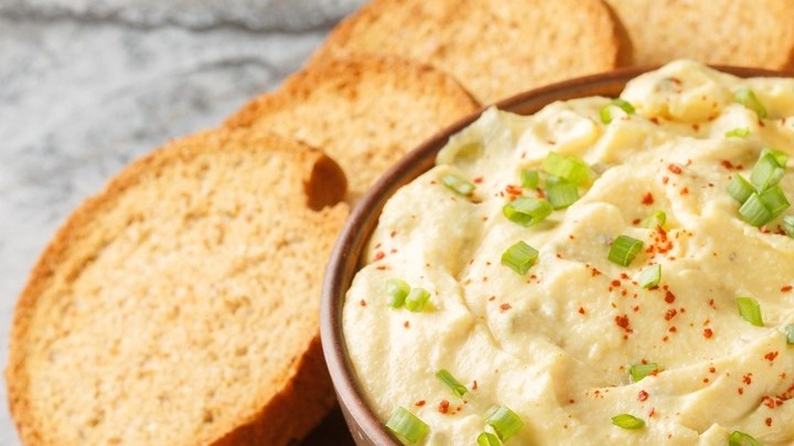 Dip de pollo con queso crema