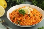 Ensalada de zanahoria rallada con limón y miel