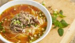 Guiso de fideos con carne picada