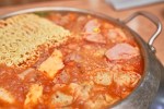 Guiso de fideos con chorizo