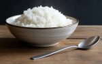 arroz blanco casero listo para comer