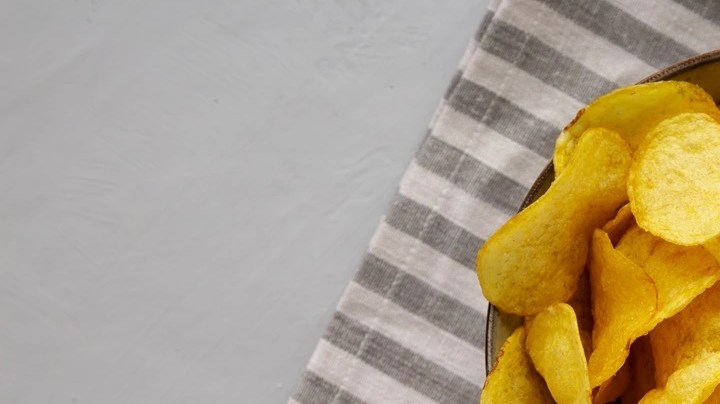 Chips de papa al horno