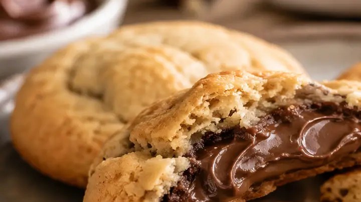 galletas rellenas de nutella