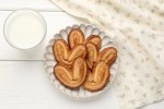 palmeras rellenas de dulce de leche