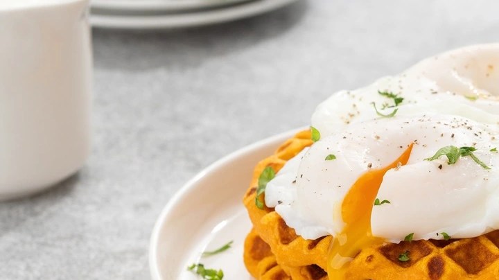 Waffle de zanahoria