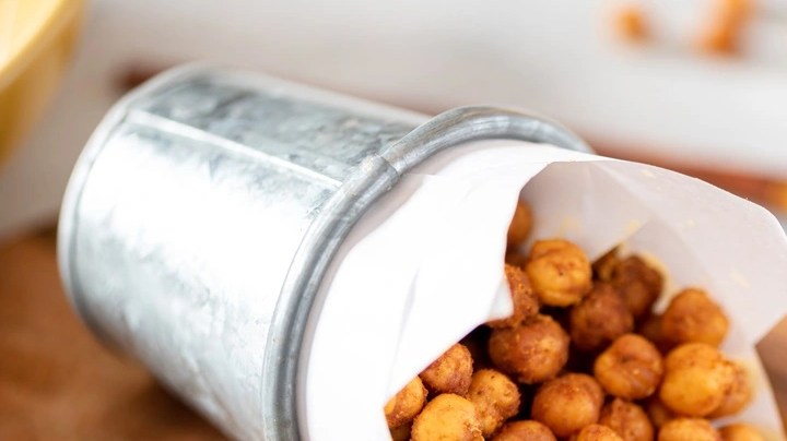 Garbanzos crujientes al horno