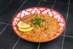 Paté de berenjena y pimientos