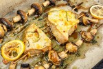 brochetas de atún y verduras