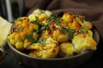coliflor rostizada con ajo