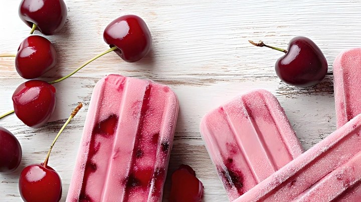 Helado de cereza