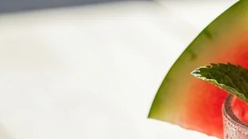 limonada de sandia y menta