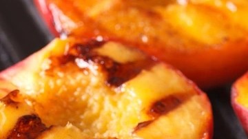 melocotones a la parrilla