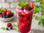 mocktail de frutos rojos