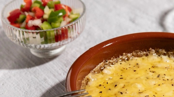 queso provolone al horno