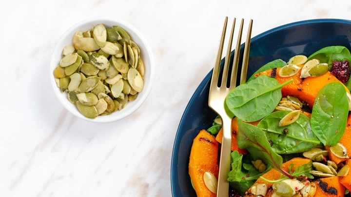 Ensalada de calabaza asada
