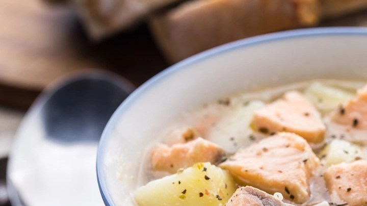 Fideos a la cazuela con pescado