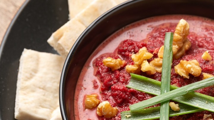 Paté de remolacha con nueces