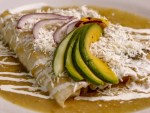 Quesadillas con salsa verde