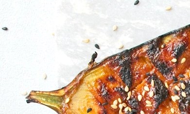 berenjenas con miso