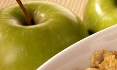 crumble de manzana