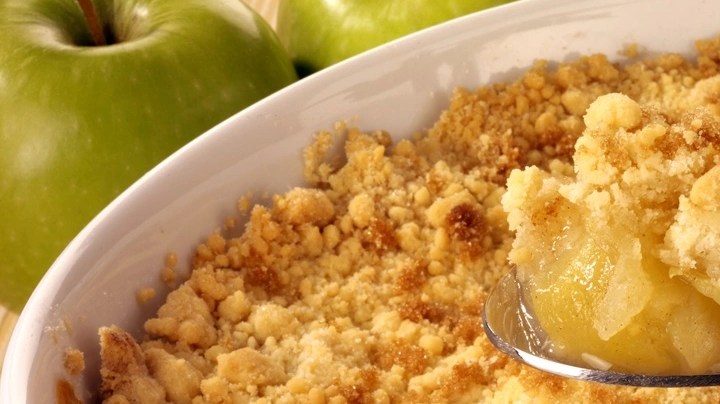 crumble de manzana