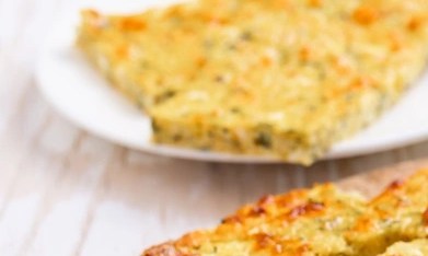 flatbread de queso cottage
