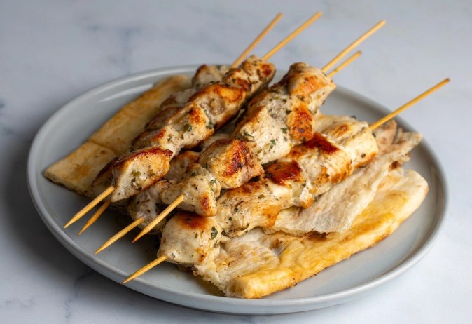 souvlaki de pollo